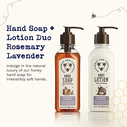Savannah Bee Company Hand Soap + Lotion Duo (Rosemary Lavender) #TOP2