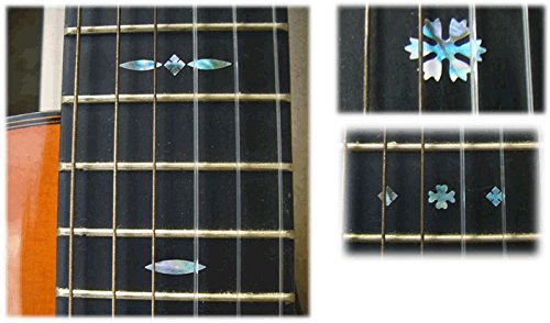 Jockomo Vintage Snowflake (Avalon Mix) Guitar Inlay Sticker #TOP2