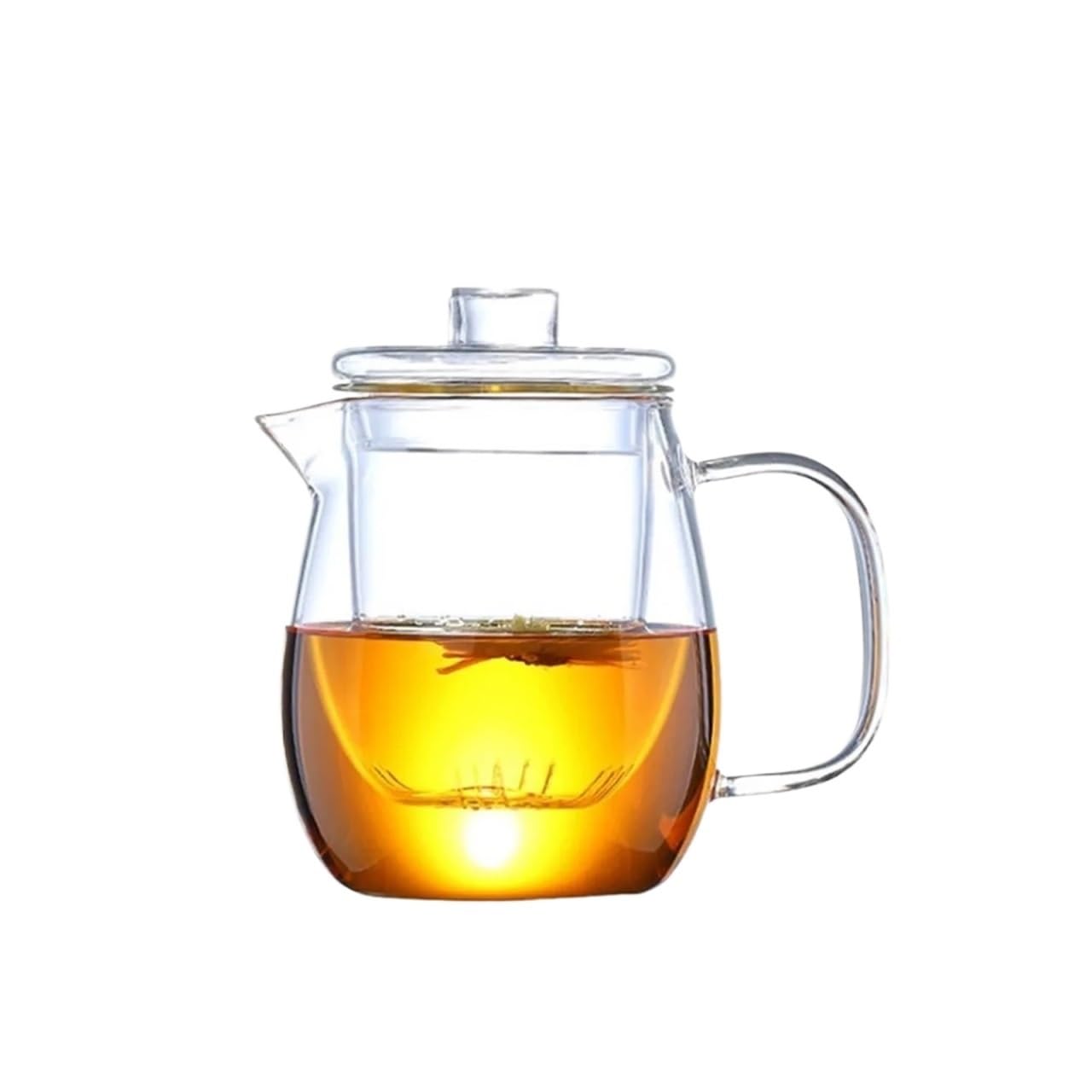 Teekessel Glas-Teekanne for Herd, hitzebeständig, explosionsgeschützt, for hohe Temperaturen Kaffeekanne(1200ml)