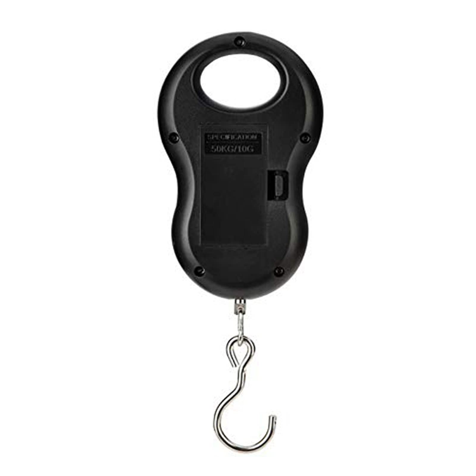 szc Balanzas for Peso Corporal Portátil 50Kg 10g Balanza Colgante Balanza Digital Retroiluminación Pesos de Pesca Electrónicos Balanza de Bolsillo 40kg 100g Balanzas de Equipaje Negro Básculas