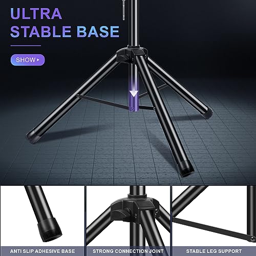 PPH-Sisy DJ Light Stand Heavy Duty Par Can Tripod T-Bar Stage Lights Stand Adjustable 39-70 Inch DJ Lighting Tripod Mount