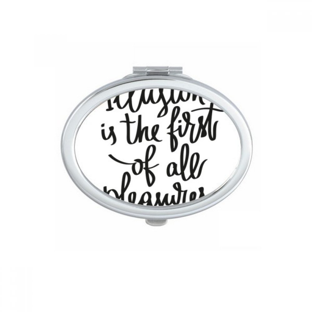 Miroir de poche portable multicolore pour retouches maquillage en déplacement