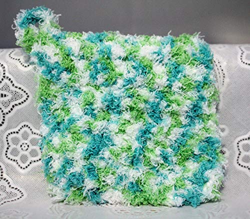 MERMAID FANTASY PLUSH CLOTH FACIAL CLEANSER SAFE FOR ALL SKIN TYPES EVEN BABY REUSABLE & WASHABLE IT IS THICK AND LUXURIOUS EXCELLENT FOR MAKE UP REMOVAL AND SO MUCH MORE STAYS SOFT AFTER WASHING