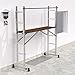 TecTake Escalera 3 en 1 de Aluminio Multipropósito Combinación y Andamio Plataforma...