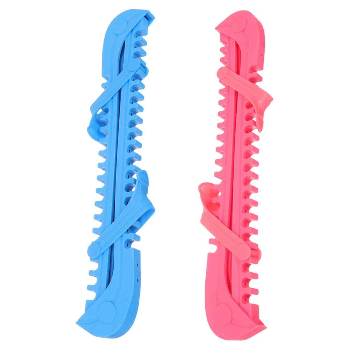 2pares Cubiertas para Cuchillas De Patinaje De De Hockey Ajustables y Resistentes para Adultos