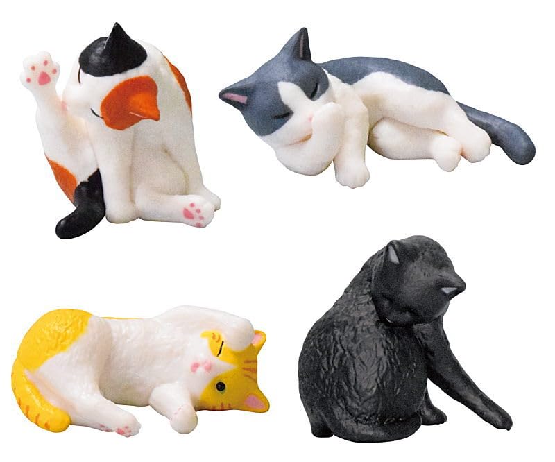 Amazon | 猫の毛づくろい [全4種セット(フルコンプ)]ターリン