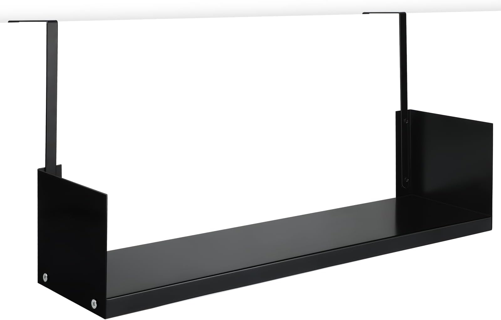 Global Industrial 36" W Hanging Shelf, Black, for 13/4