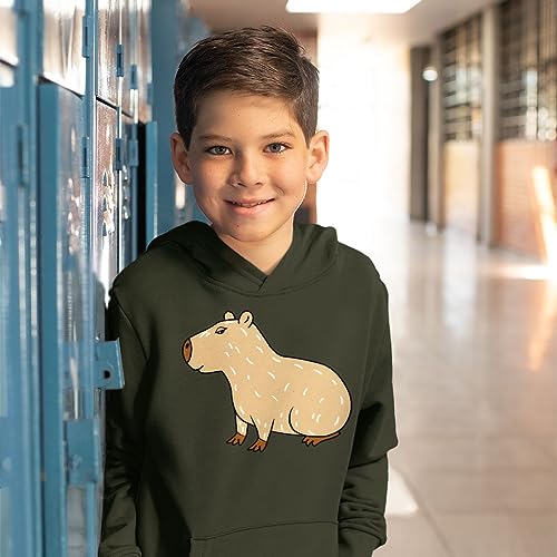 Cute Capybara Kids' Hoodie - Kid Birthday Present - Capybara Apparel3
