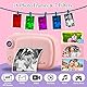 GlobalCrown Sofortbildkamera Kinder,Digitalkamera kinderkamera sofortbildkamera fotoapparat Kinder Kamera Geschenke für 3-12 Jahre Jungen Mädchen (einschließlich 4 Rollen Druckpapier und 32GB Karte)