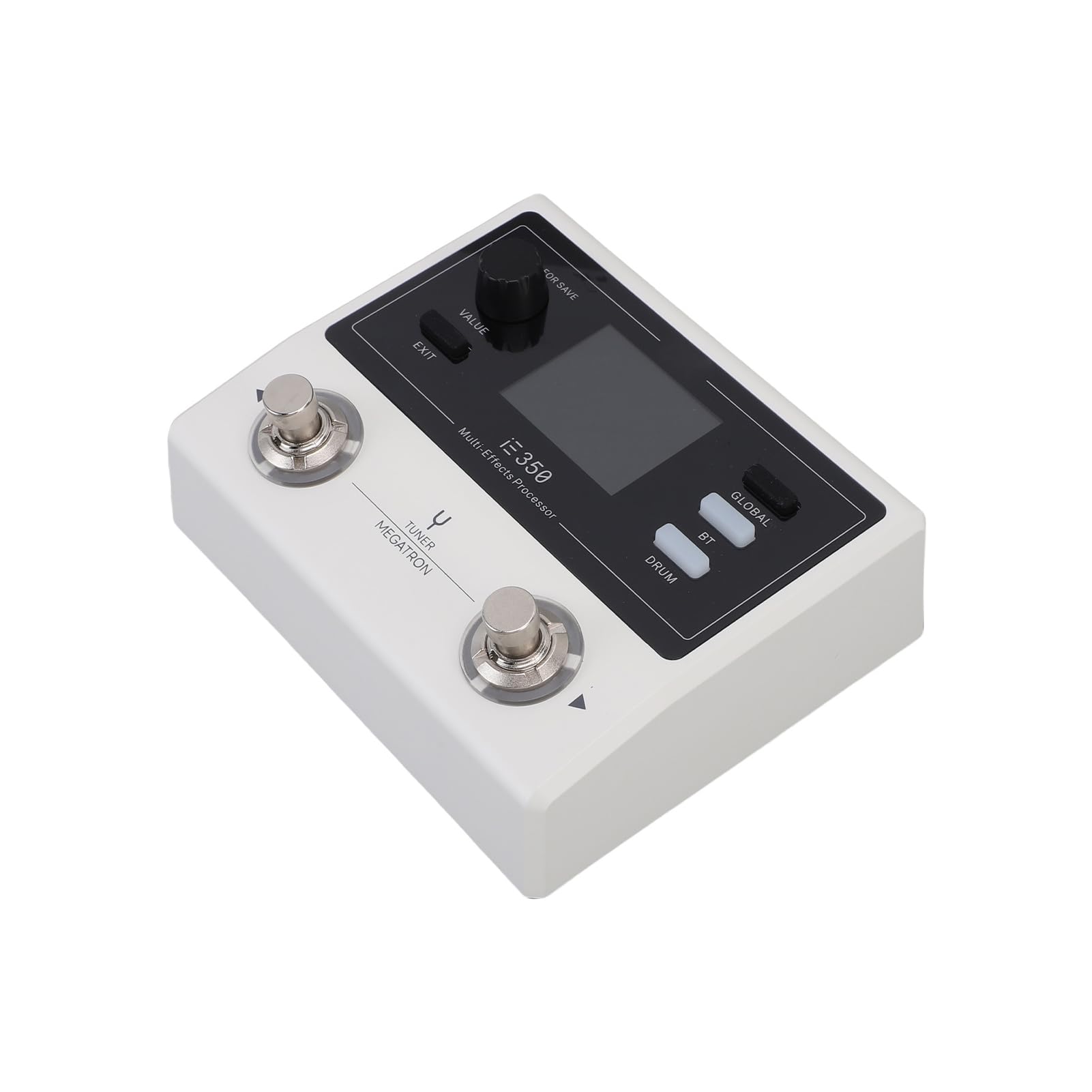 Btuty DK - Pedal multiefecto para guitarra, 24 bits/44,1 kHz, 8 efectos simultáneos, pantalla a color de 1,7 pulgadas, BT 5.0, batería de 2000 mAh, USB-C, procesador multiefectos para guitarra
