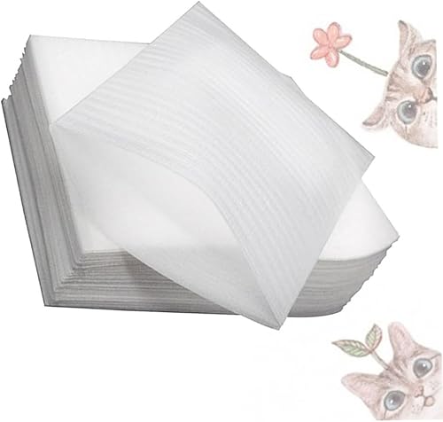 Miniatura 8 de Operitacx 200 bolsas de cojín estáticas, reutilizables, a prueba de golpes, para un embalaje seguro de platos, cristalería, electrónica, fundas