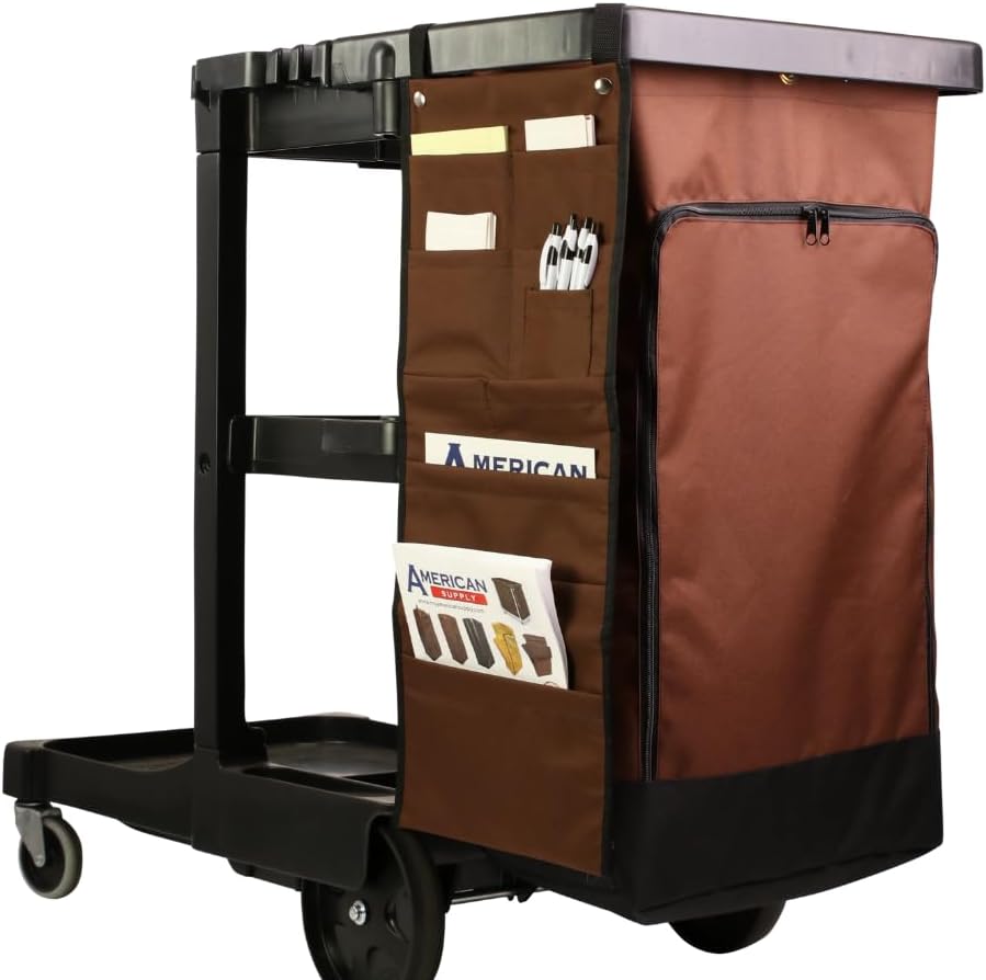 Literature Caddy Bag for Cleaning/Housekeeping/Janitorial/GRA Cart