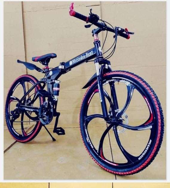 See full amazon price history chart for Z.A Enterprise Mercedis Mountain Foldable Bicycle for Unisex Speed Gear 21 Dual Disc Break 26 Inch Carbon Steel Frame Cycle (Black) Z.A Enterprise Mercedis Mountain Foldable Bicycle for Unisex Speed Gear 21 Dual Disc Break 26 Inch Carbon Steel Frame Cycle (Black) (B0D8BQDSHQ) Amazon Price History, Amazon Price Tracker
