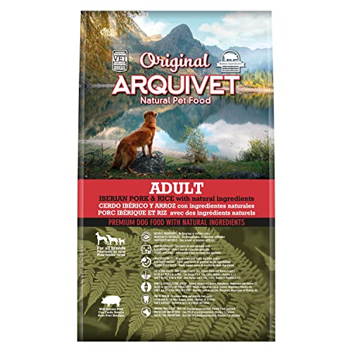 Arquivet Original Adult, 3 kg, Futter für Erwachsene Hunde, iberisches Schwein und Reis, Hundefutter, Trockenfutter für Hunde, Hundefutter, Gesundes Futter