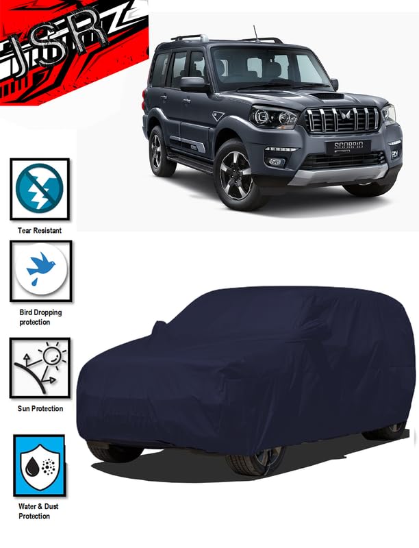 Image of J S R Waterproof Body Car Cover for Mahindra Scorpio