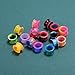 16 Pairs Ear Plugs Tunnels Silicone Flexible Thin Guages Earrings Double Flared Expander Ear Gauges Piercing