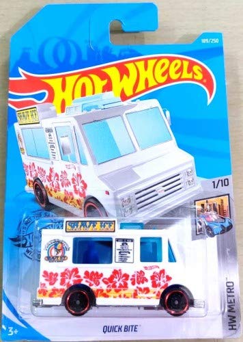 Hot Wheels Quick Bite (White ) 189/250 Exclusive by Tiny Toes