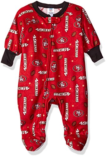 GERBER NFL San Francisco 49Ers Unisex-Baby Blanket Sleeper, Red, 12 Months