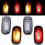 4Pcs Trailer Dually Bed Fender LED Side Marker Light Lamp Compatible with Dodge Ram Truck 2500 3500...