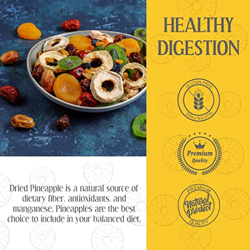 Image of 20-20 Dry Fruits Dried Pineapple Jar 400g (200g*2)| Dehydrated Fruit | Rich in Vitamins A & C | Supports Immune Health & Digestive Wellness | Vegan | No Preservatives| No Added Sugar (Pack of 2)