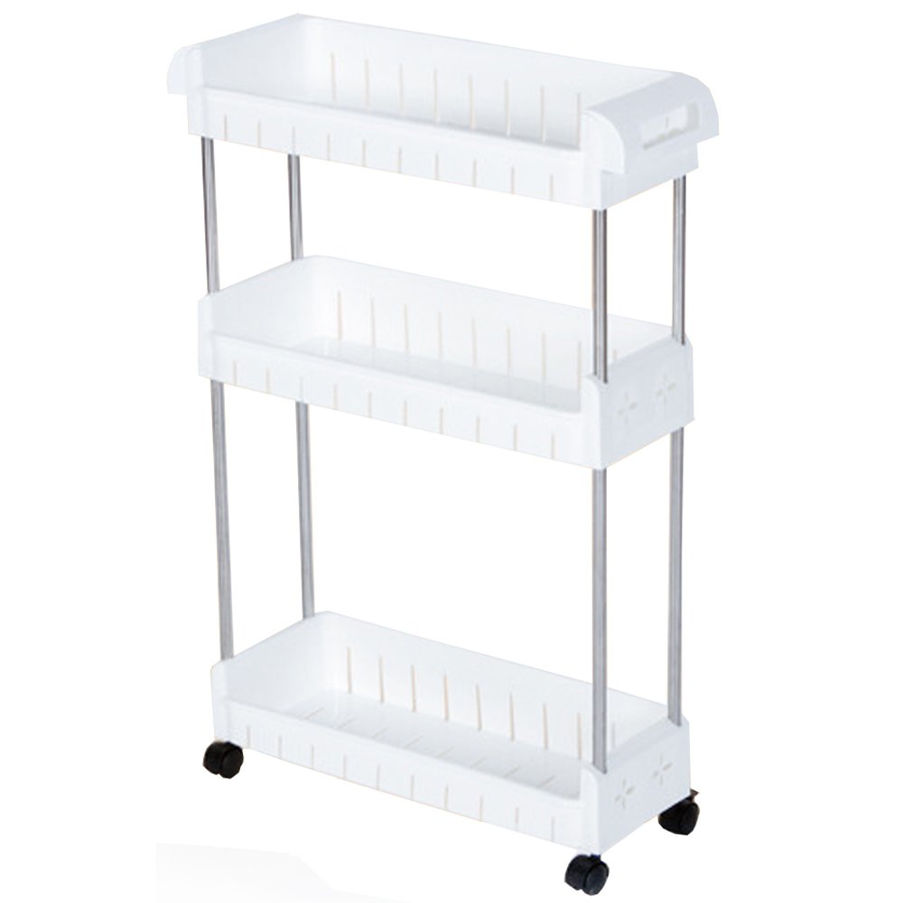 Buy AIYoo Gap Kitchen Slim Slide Out Storage Tower RackWhite 3 Tier