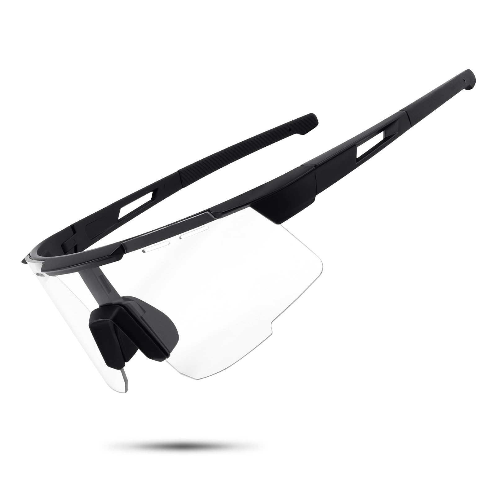 Karsaer Oversized Photochromic Glasses Sports Cycling Sunglasses for Men Stylish Wrap-around Goggles E1311-image-14