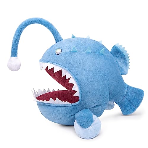 Peluche poisson lumineuse lilizzhoumax pour rassurer les enfants la nuit