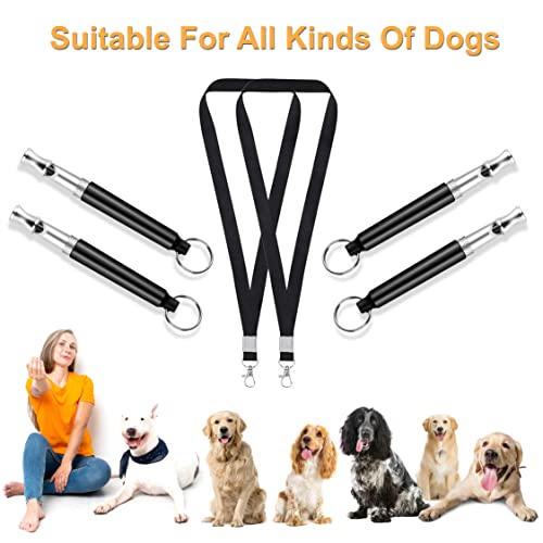 Generic Dog Whistle With Adjustable Strap Lanyards – 2 Pack Dog Whistle To Stop Barking Neighbour’S Dog – Stainless-Steel Dog Training Whistle With High Frequency thumb #3
