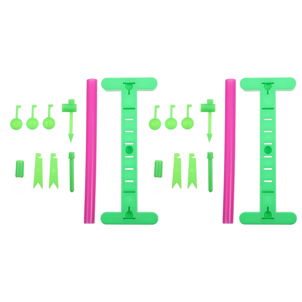 Kisangel 2 Sets of Children' s Scientific Experiment Toy Anemometer Toy DIY Scientific Toy