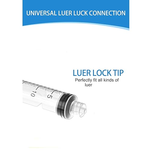 Miniatura 26 de Luer Lock - Jeringas desechables estériles sin agujas (paquete de 30), embalaje sellado individual