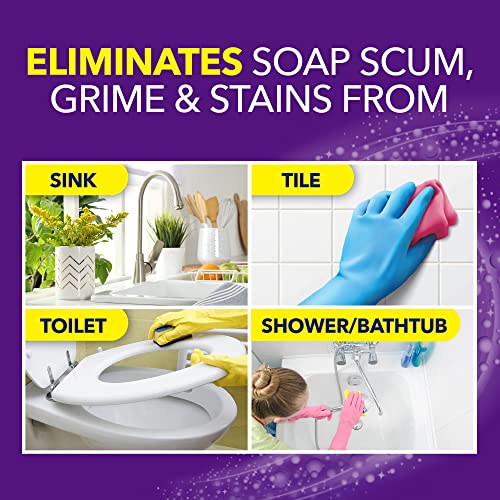 Kaboom OxiClean Foam-Tastic™ Foaming Bathroom Cleaner, Citrus Scent, Eliminates Soap Scum, Grime and Stains, 19 oz Spray Can - Thumbnail 4