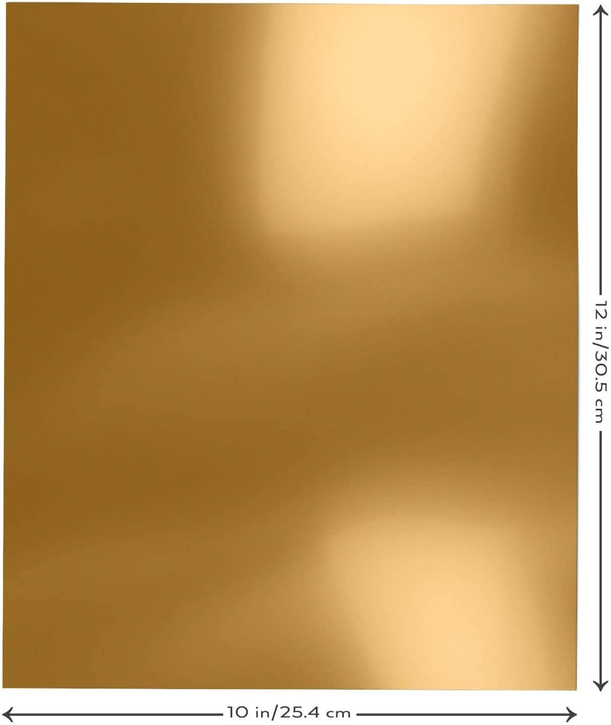 ARTEZA Heat Transfer Vinyl Sheets, 10 x 12 Inches, Pack of 14, Metallic, 7 Silver, 7 Gold, Flexible and Easy to Weed, HTV for DIY Projects