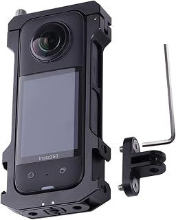Higatful Aluminum Alloy Case for Insta360 ONE X3 Accessories, Frame Protective Housing Shell with Cold Shoe Interface