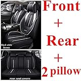 Umfassender Schutz: Der Autositzbezug hat antibakterielle, wasserdichte, schmutzabweisende und kratzfeste Eigenschaften und schützt Ihre Sitze vor Verschütten, Flecken, Verblassen, Reißen, Schmutz und Krümeln.