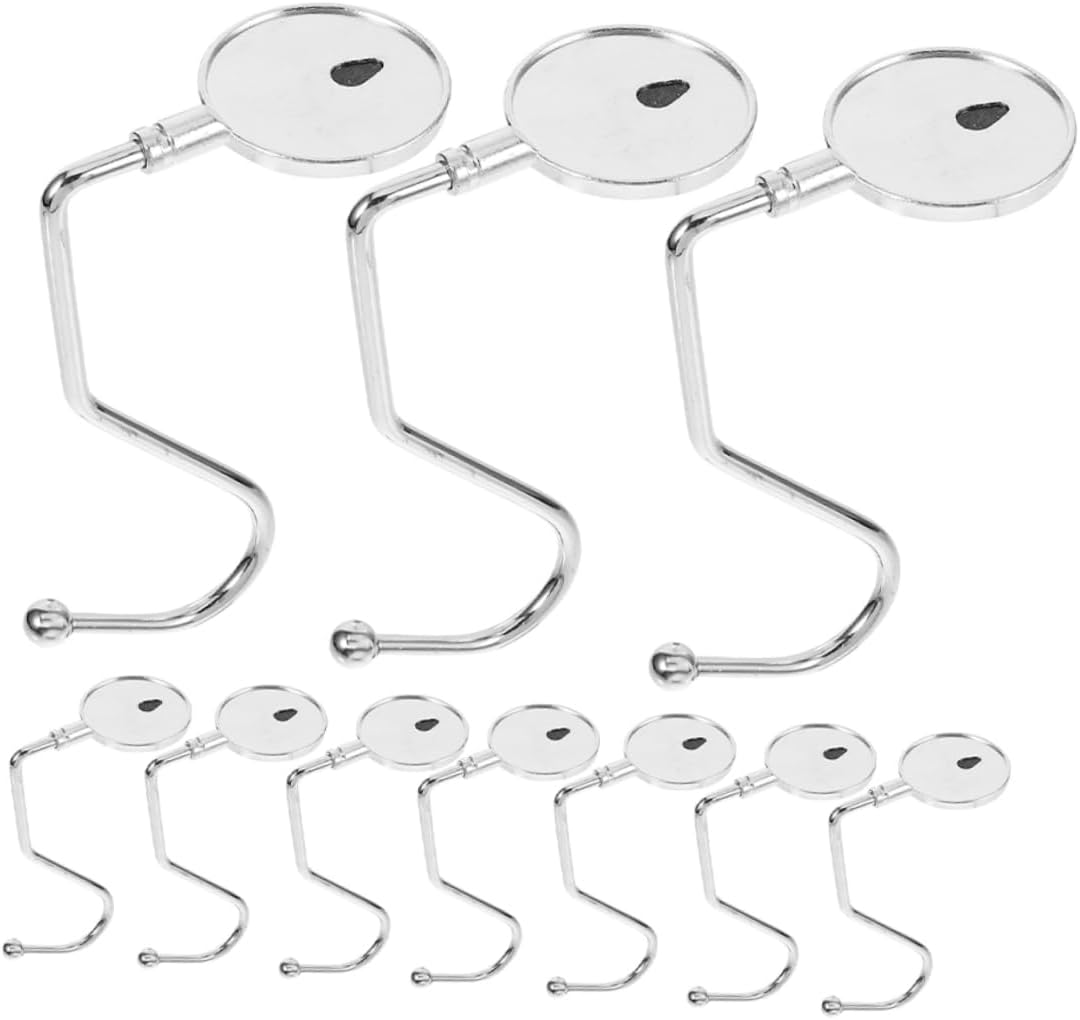 LIFKOME 20pcs Purse Hooks Portable Handbag Hanger for Tables Strong Load-Bearing Anti-Slip Design for Backpack and Bag Storage for Students and Everyday Use