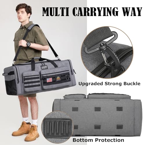 Image of 130L Extra Large Duffle Bag for Men, Heavy Duty Large Duffle Bag for Travel