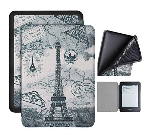 Capa Kindle Paperwhite 10ª geração à prova d'água - Função Liga/Desliga - Fechamento magnético - Si