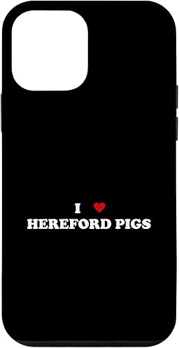 iPhone 12 mini I Heart Breed Farmer - Pig I Love Hereford Case