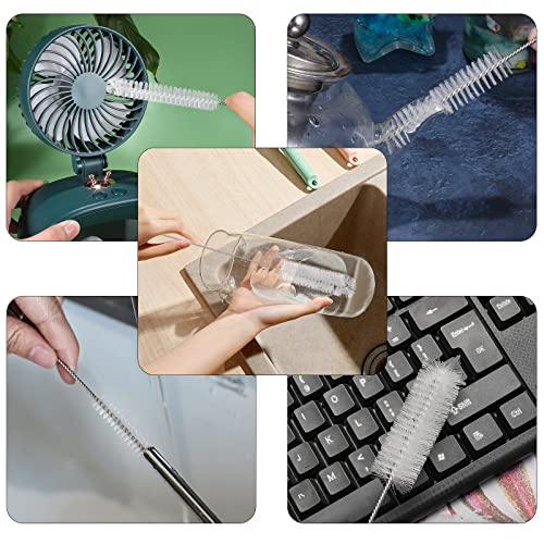 Image of CiaraQ Bottle Cleaning Brushes, 9.8 Inch Nylon Tube Brush Set