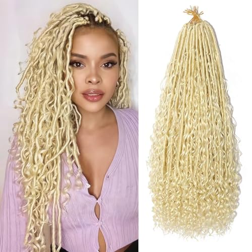 24 Inch Boho Soft Locs Crochet Hair 8 Packs Boho...