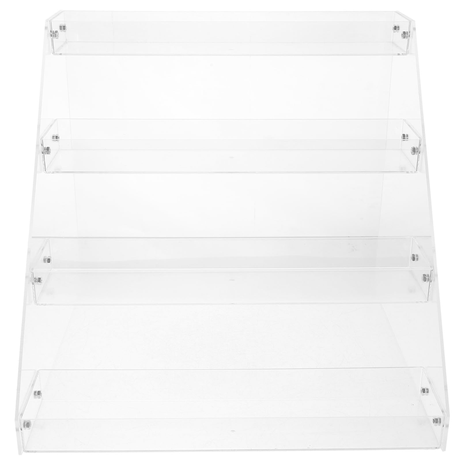 HOMSFOU Étagères Acrylique Multifonctionnelles pour Boissons et Snacks Présentoir Transparent Adapté aux Bouteilles et Canettes
