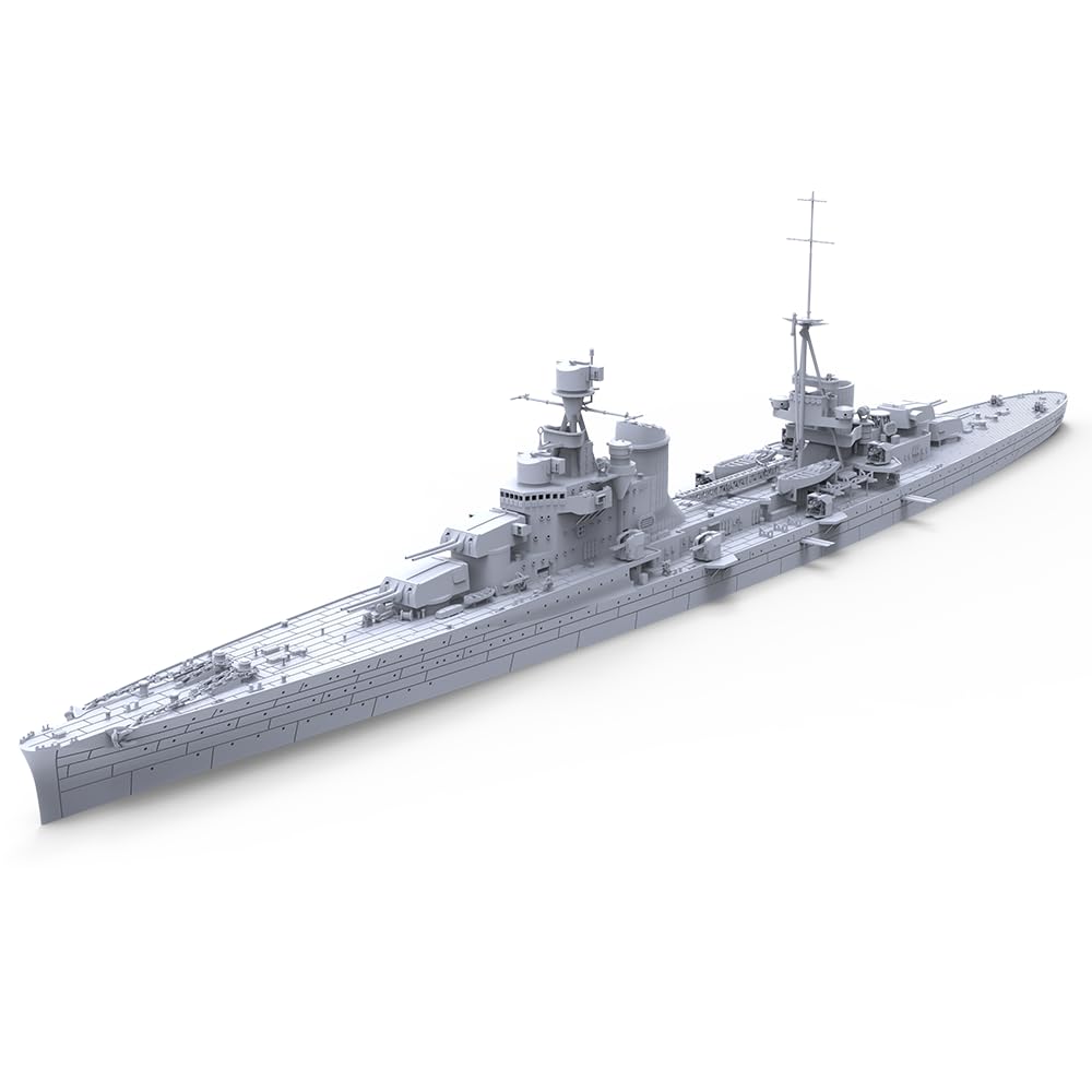 MRY-SFW SSC700755-A 1/700 zestaw do budowy modelu wojskowego Włochy Klasa Trento ciężki krążownik RN Bolzano, 1937 linia wodna