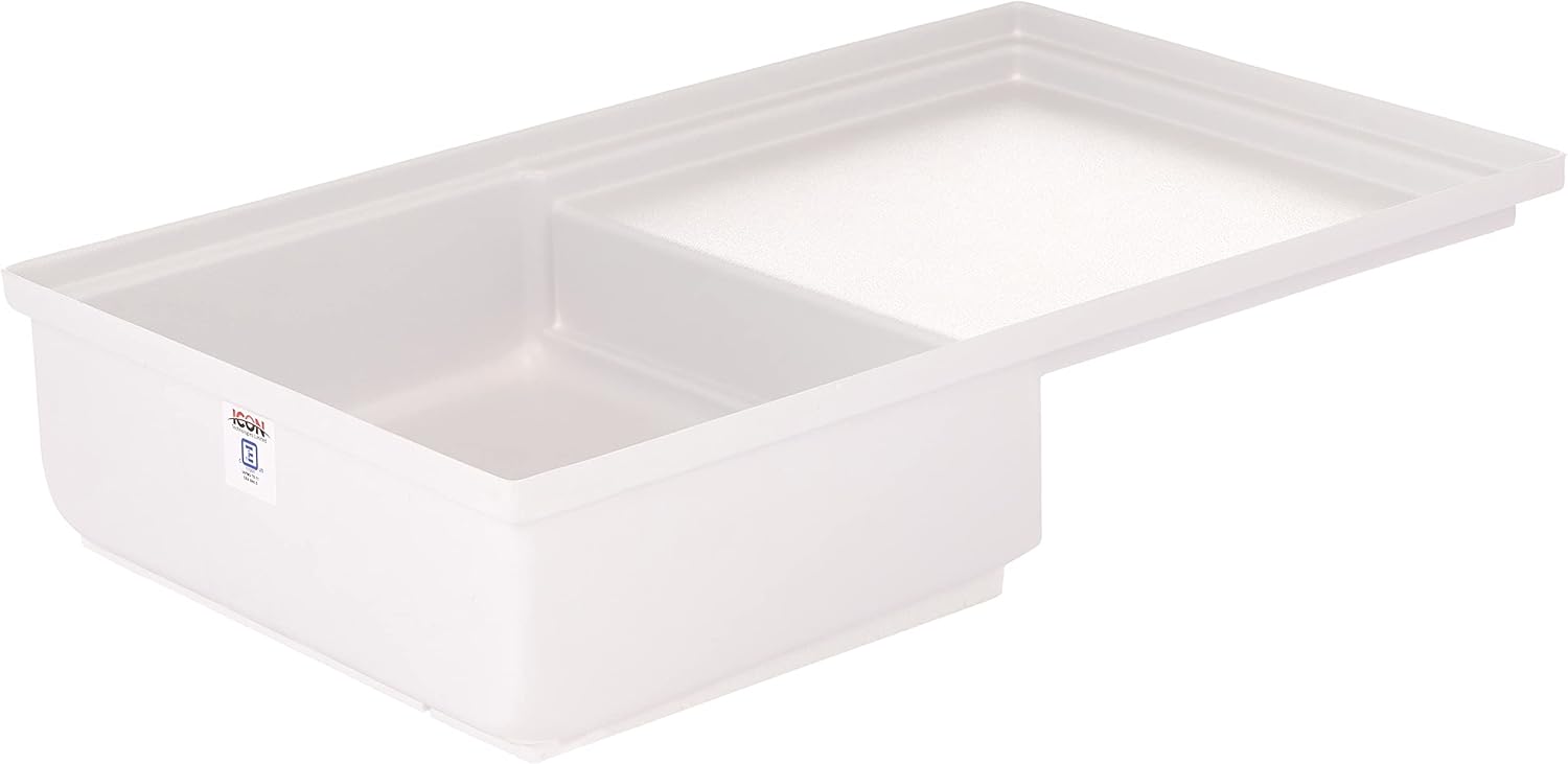ICON 12893 Combo Shower Pan SP400 - Polar White