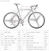 Road Bike 54CM Frame Mens Bikes 21 Speed Bicycle 700C Wheels