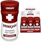 DrinkAde Prevention Hydration & Liver Detox | Electrolytes, Vitamin B, Milk Thistle, Green Tea Extract | Only 5 Calories | Vegan, Caffeine-Free, Non-GMO | Previously Never Too Hungover | 6 Pack