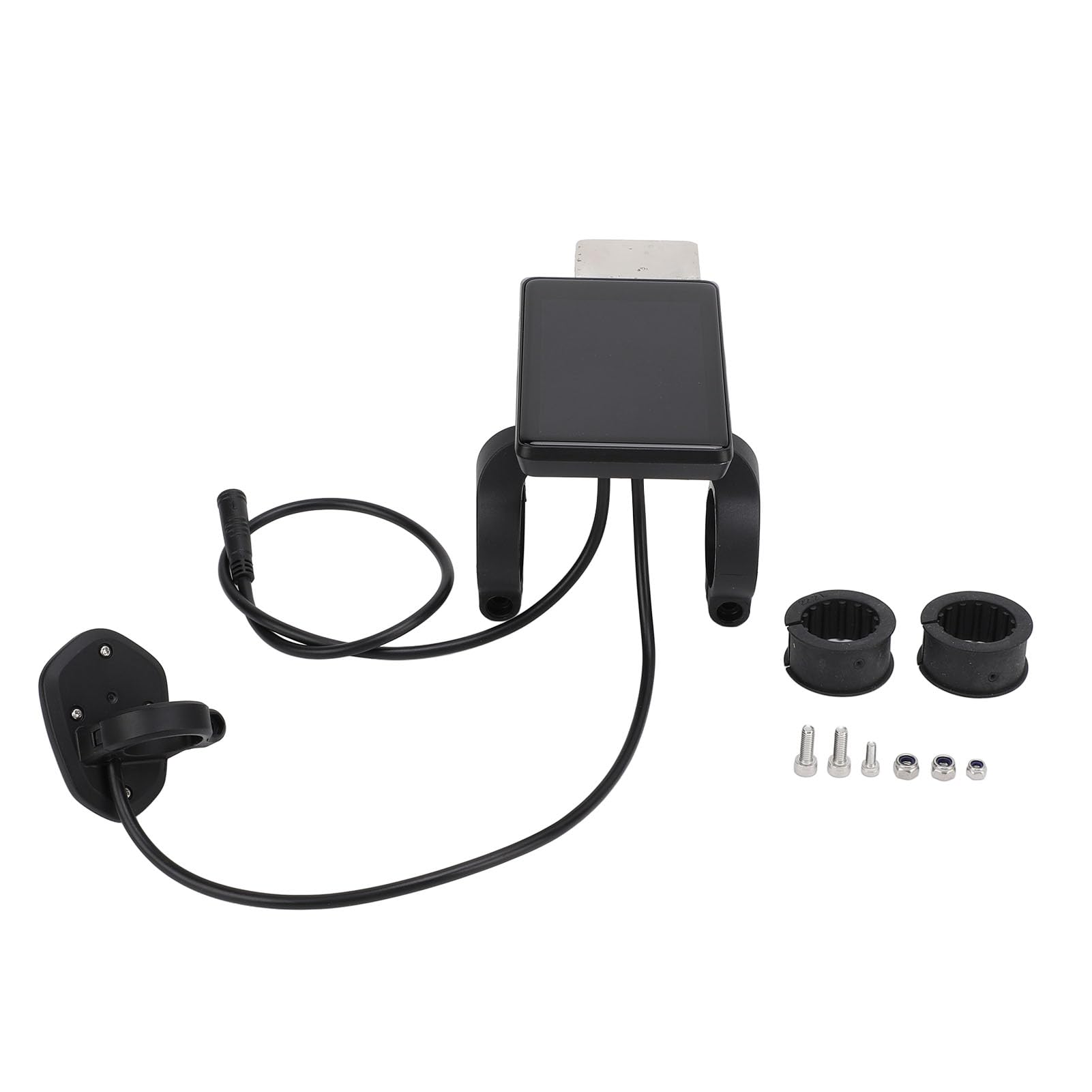 Keenso Display per bici elettronica, tachimetro LCD in ABS con porta di ricarica USB, monitora velocità e batteria, per pendolarismo e riparazioni fai da te