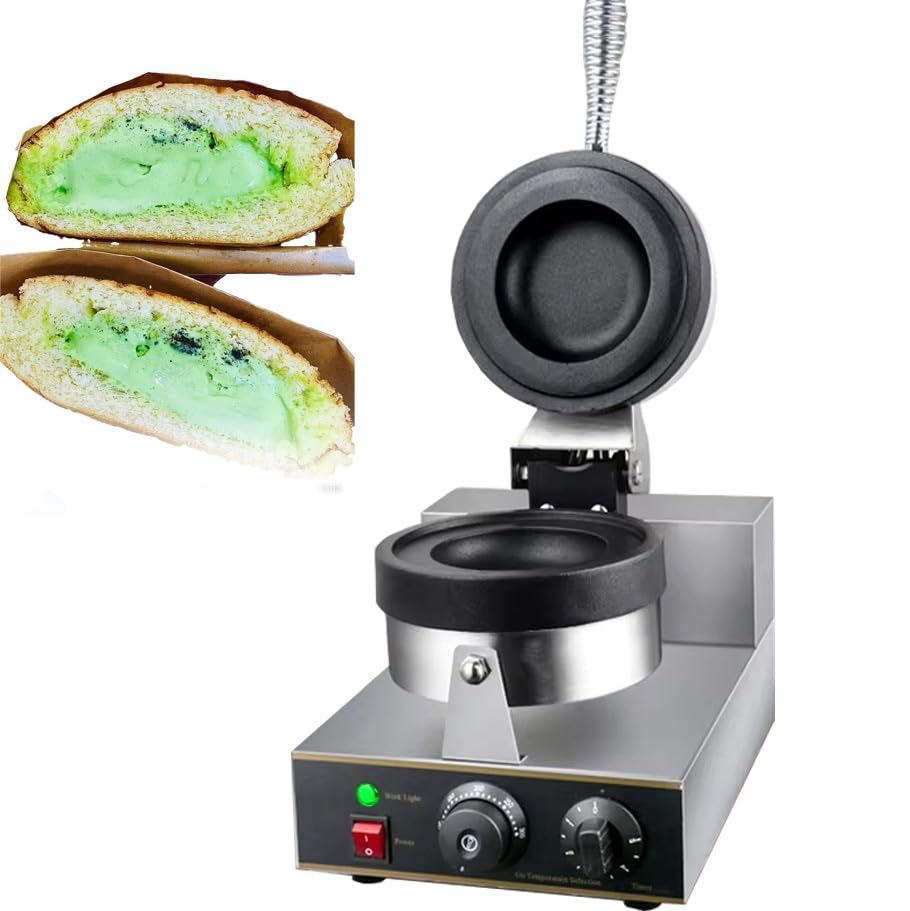 Gaufrier électrique à revêtement antiadhésif pour brunchs gourmands