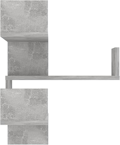 Miniatura 4 de vidaXL Estante de esquina de pared para el hogar, interior, sala de estar, oficina, almacenamiento para colgar en la pared, estante de gabinete,