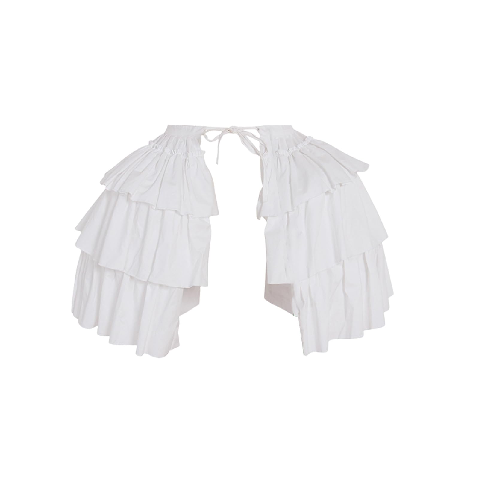 Uqezagpa Underskirt Hoop Skirt Petticoat Crinoline Lolitas Victorian Gotik Dress Underskirt for Women Medieval Cosplay Costumes Victorian Bustles Hoop Skirt Petticoat