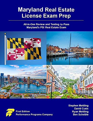  Maryland Real Estate License Exam Prep: All-in-One Review and Testing to Pass Maryland's PSI Real Es PDF Ebook En Ligne